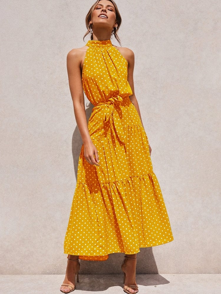 Summer Long Polka Dot Casual Dresses BENNYS 