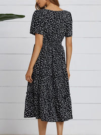 Summer Love Pattern Dot Print Dress For Women BENNYS 