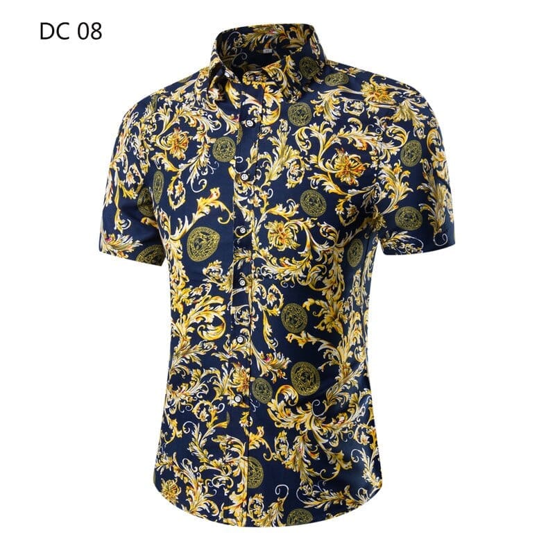 Summer New Fashion Men's Casual Printed Shirts for Men BENNYS 
