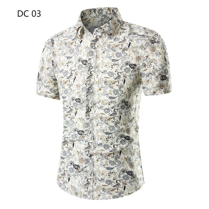 Summer New Fashion Men's Casual Printed Shirts for Men BENNYS 