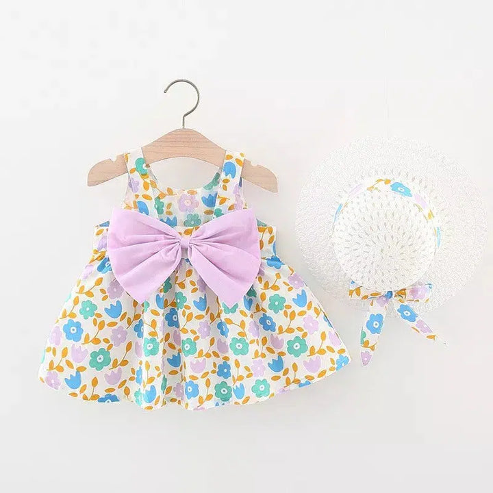 Summer Newborn Dress Fashion Collar Princess Dress