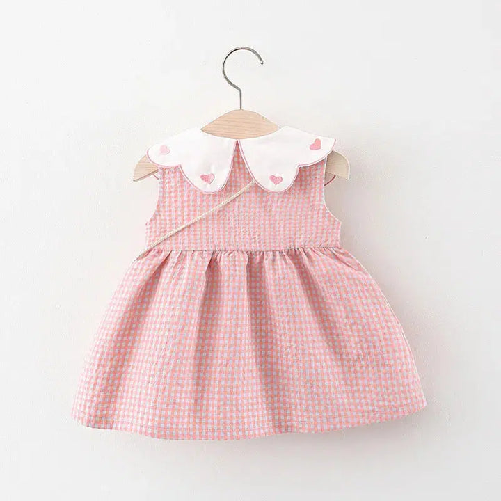 Summer Newborn Dress Fashion Collar Princess Dress