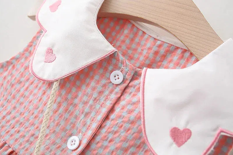 Summer Newborn Dress Fashion Collar Princess Dress