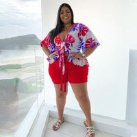 Summer Plus Size Women Clothing Two Piece Set 4xl – Bennys Beauty World