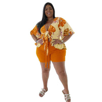 Summer Plus Size Women Clothing Two Piece Set 4xl BENNYS 