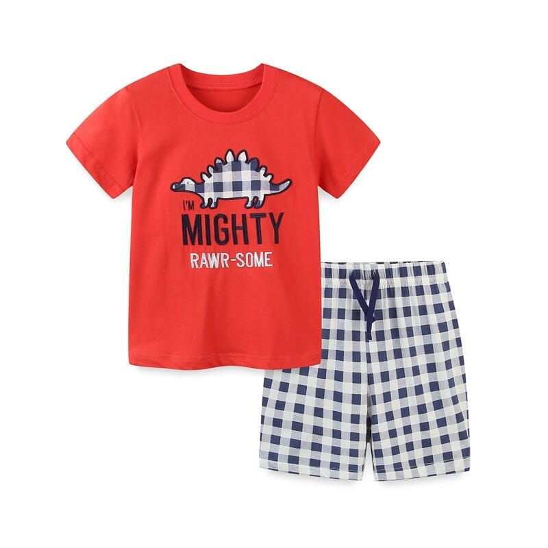 Summer Print Boys And Girls Clothing Sets BENNYS 