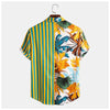 Summer Striped Print Short-Sleeved Shirt For Men BENNYS 