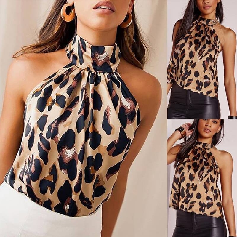 Summer T-shirt 2020 Sexy Leopard Print Tops For Women BENNYS 