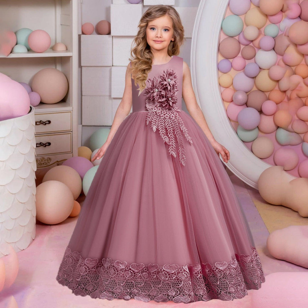 Summer Tulle Flower Girls Dress for Wedding Party BENNYS 