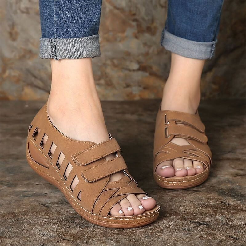 Summer Women Sandals Wedge Sandals Casual Women Shoes Ladies Platform Sandalias PlSize Open Shoes PlSize BENNYS 