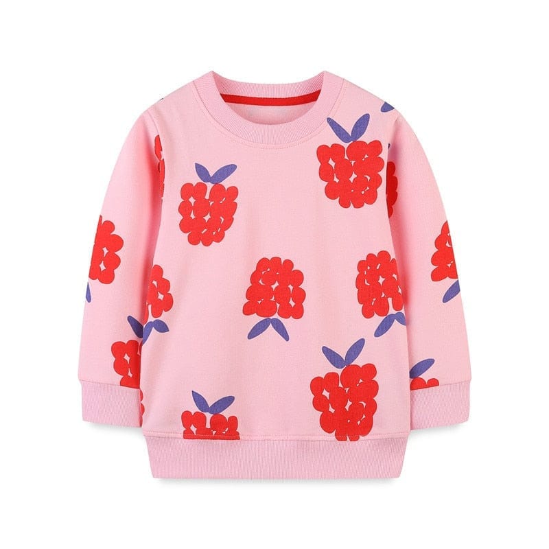 Sweatshirts For Girls Animals Embroidered Fashion Cotton Hoodies BENNYS 