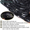 Synthetic 7 Pcs Full Head Afro Hair Extension Curls 26”/65cm BENNYS 