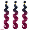 Synthetic Body Wave Bundles With Closure Hair Bundles With Frontal BENNYS 