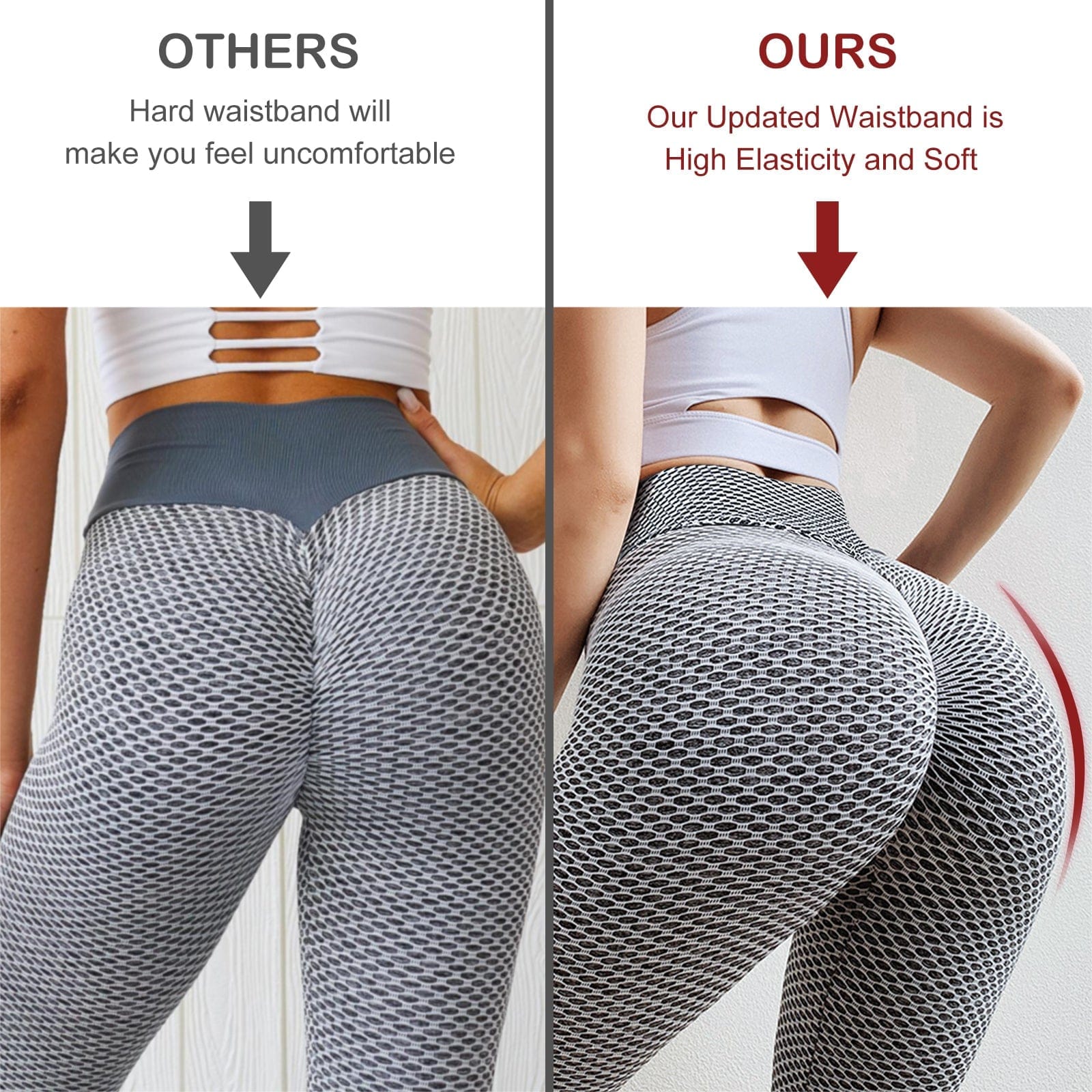 TIK Tok Leggings Women Butt Lifting Workout Tights Plus Size