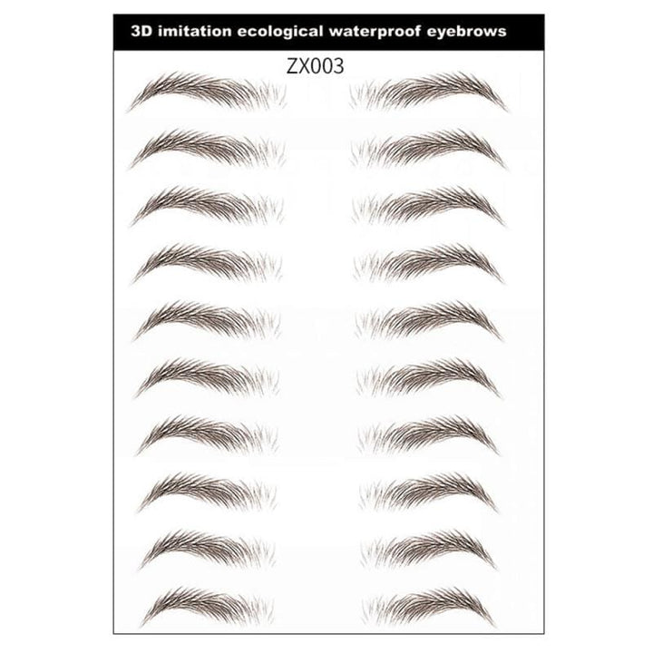 Tattoo Eyebrow Waterproof Stereo Natural 4D Hair-Like Eyebrow Sticker BENNYS 