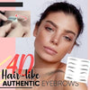 Tattoo Eyebrow Waterproof Stereo Natural 4D Hair-Like Eyebrow Sticker BENNYS 