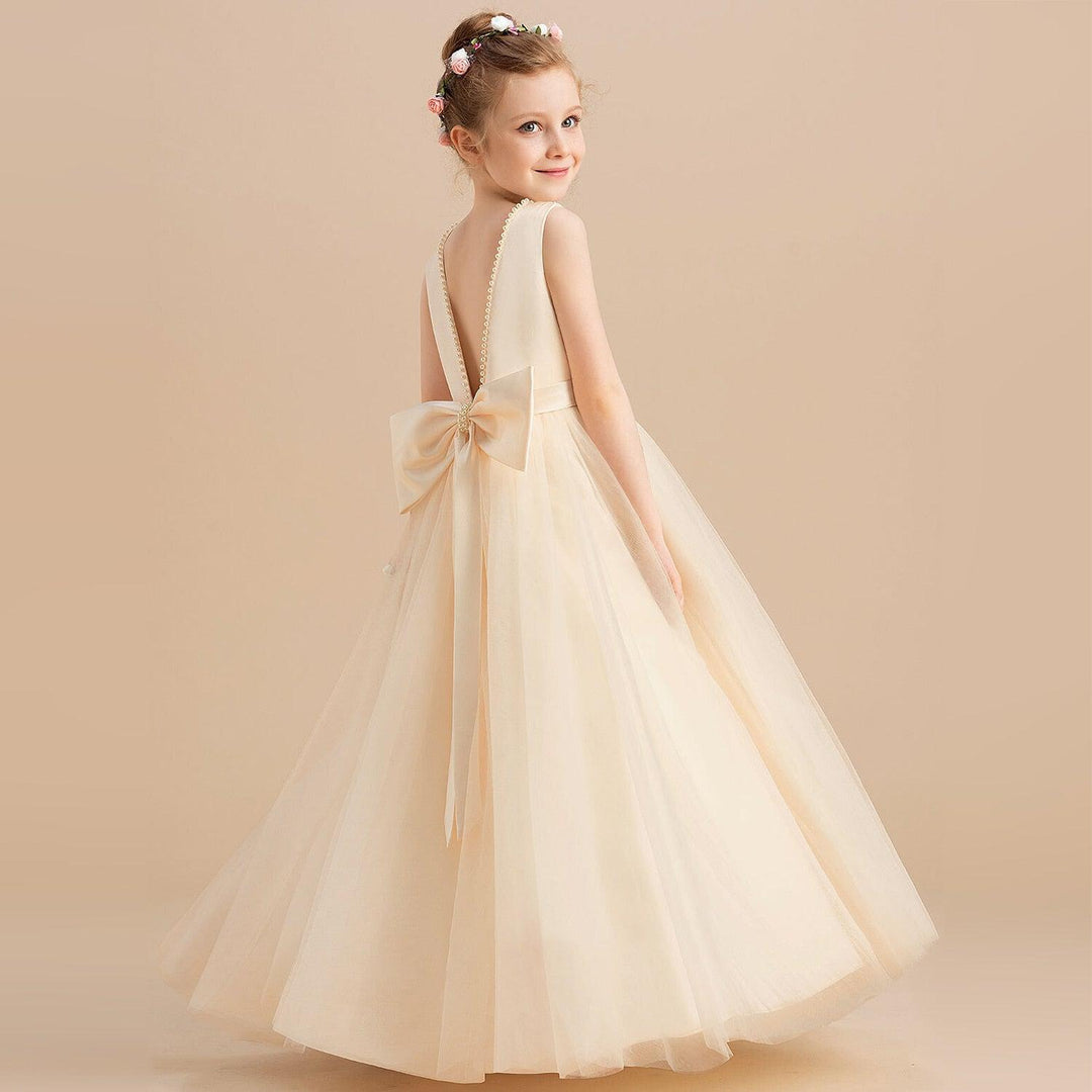 Teen Girl Party Dress for Wedding Backless Princess Dress BENNYS 