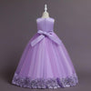 Teens Girls New Year Princess Dresses Flower Lace Christening Dress BENNYS 