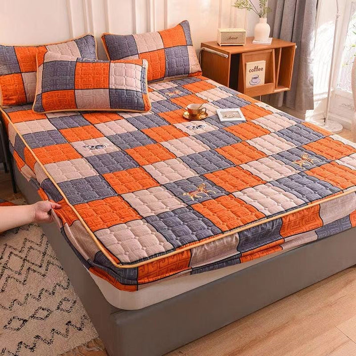 Thicken Quilted Mattress Cover King or Queen Bed Fitted Bed Cover BENNYS 