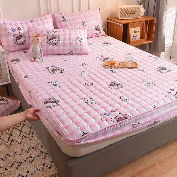 Thicken Quilted Mattress Cover King or Queen Bed Fitted Bed Cover BENNYS 