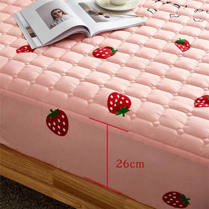 Thicken Quilted Mattress Cover King or Queen Bed Fitted Bed Cover BENNYS 