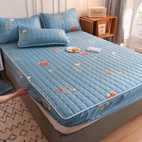 Thicken Quilted Mattress Cover King or Queen Bed Fitted Bed Cover BENNYS 