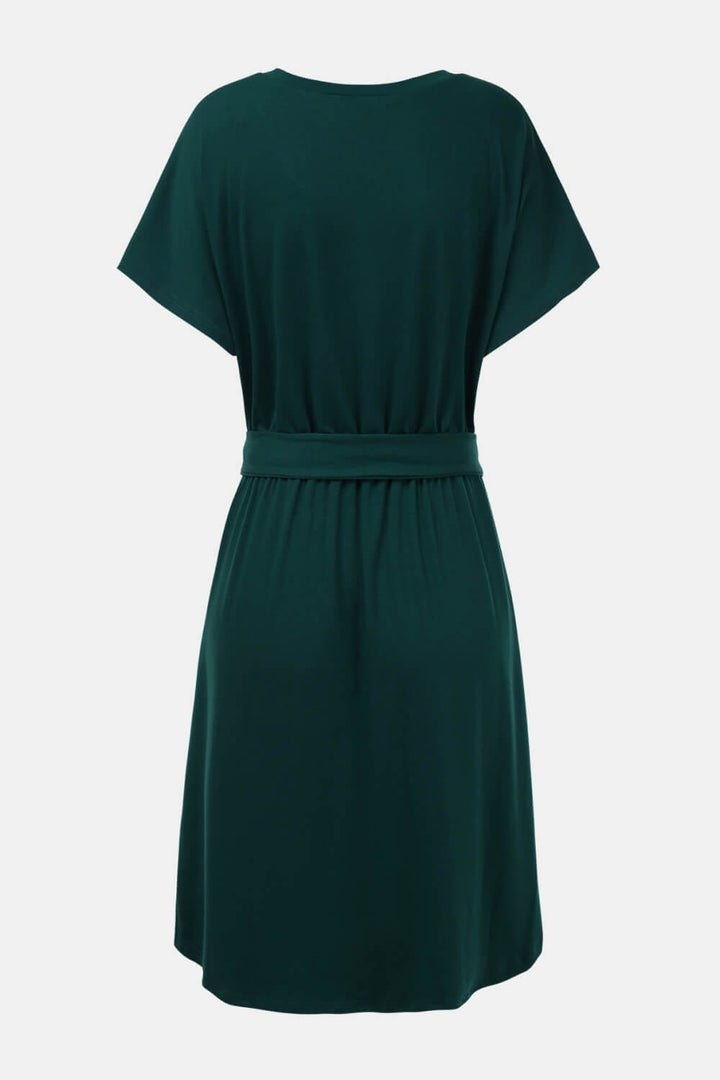 Tie Waist Curved Hem Dress BENNYS 