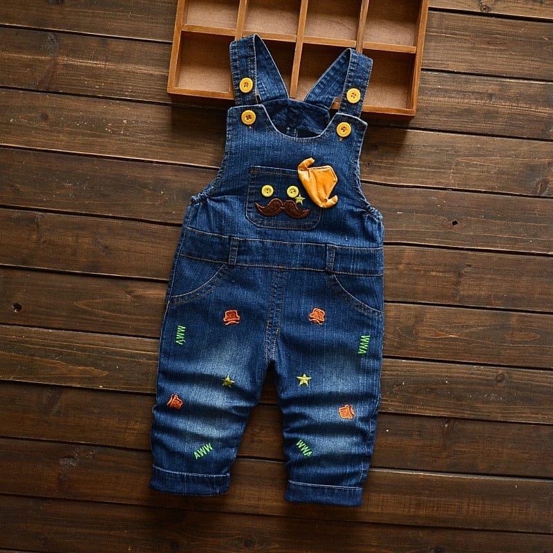 Toddler Infant Boys Long Pants Denim Overalls Jumpsuit Clothing Outfits BENNYS 