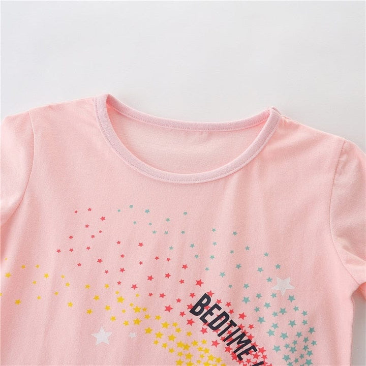 Toddler Print Hot Selling Girls Outfits Tops + Shorts Baby Clothes Suits BENNYS 