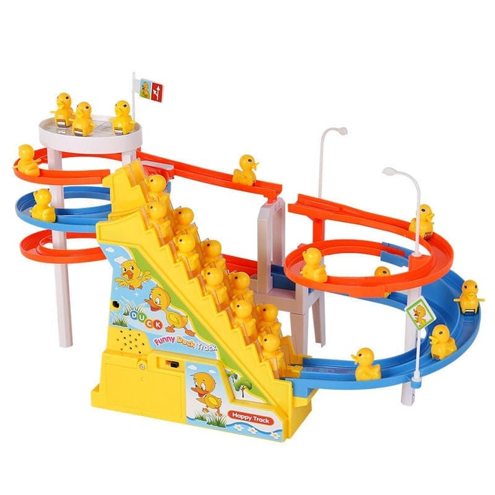 Track Toy Climb Stairs For Boys Girls Children's Cartoon Ducks BENNYS 