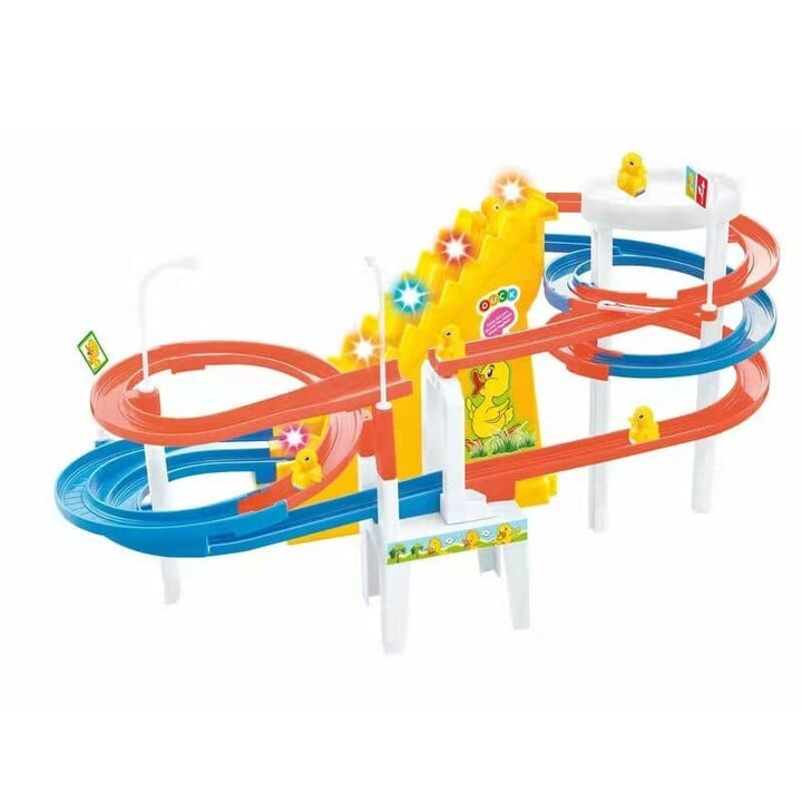 Track Toy Climb Stairs For Boys Girls Children's Cartoon Ducks BENNYS 