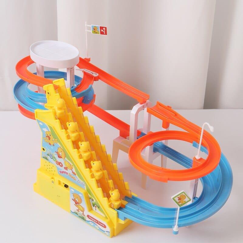 Track Toy Climb Stairs For Boys Girls Children's Cartoon Ducks BENNYS 