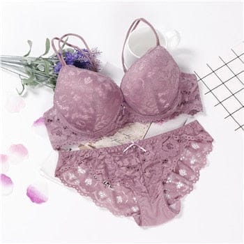 Perfect Purple See Through Lingerie Set