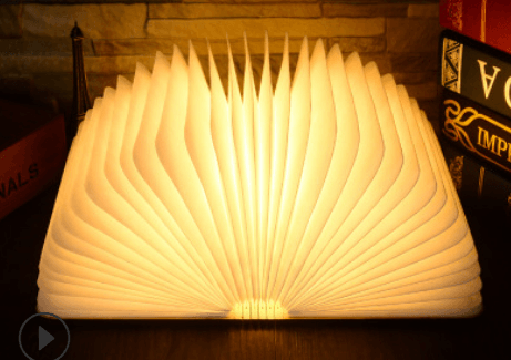 Turning And Folding LED Wood Grain Book Light BENNYS 