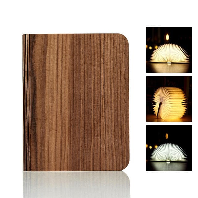 Turning And Folding LED Wood Grain Book Light BENNYS 