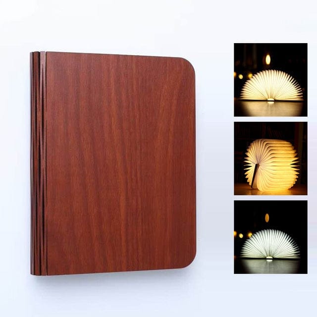 Turning And Folding LED Wood Grain Book Light BENNYS 