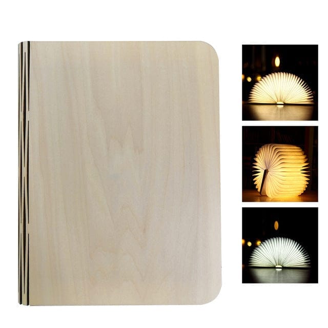 Turning And Folding LED Wood Grain Book Light BENNYS 