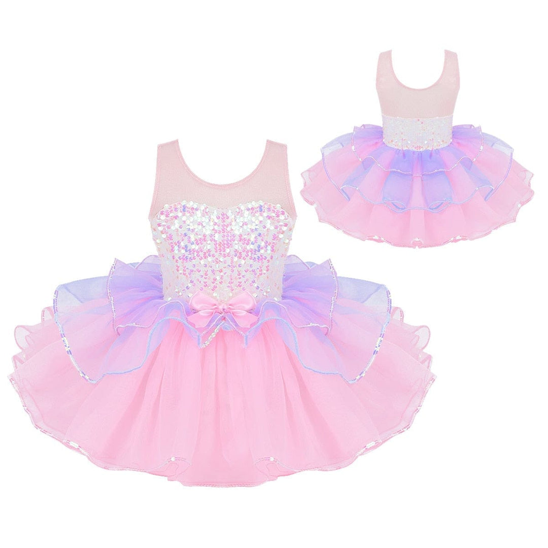 Tutu Ballet Dress for Girls ballerina tulle costume dress BENNYS 