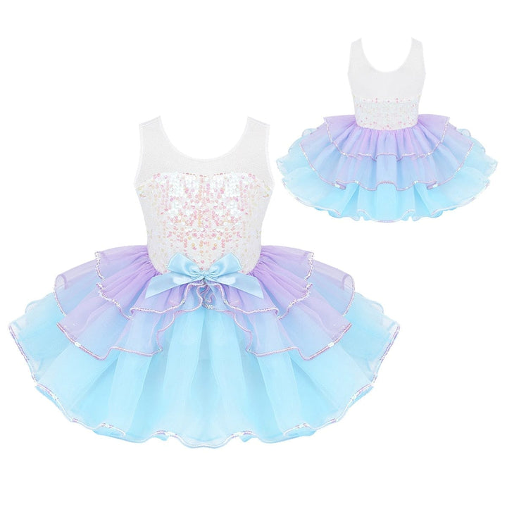 Tutu Ballet Dress for Girls ballerina tulle costume dress BENNYS 