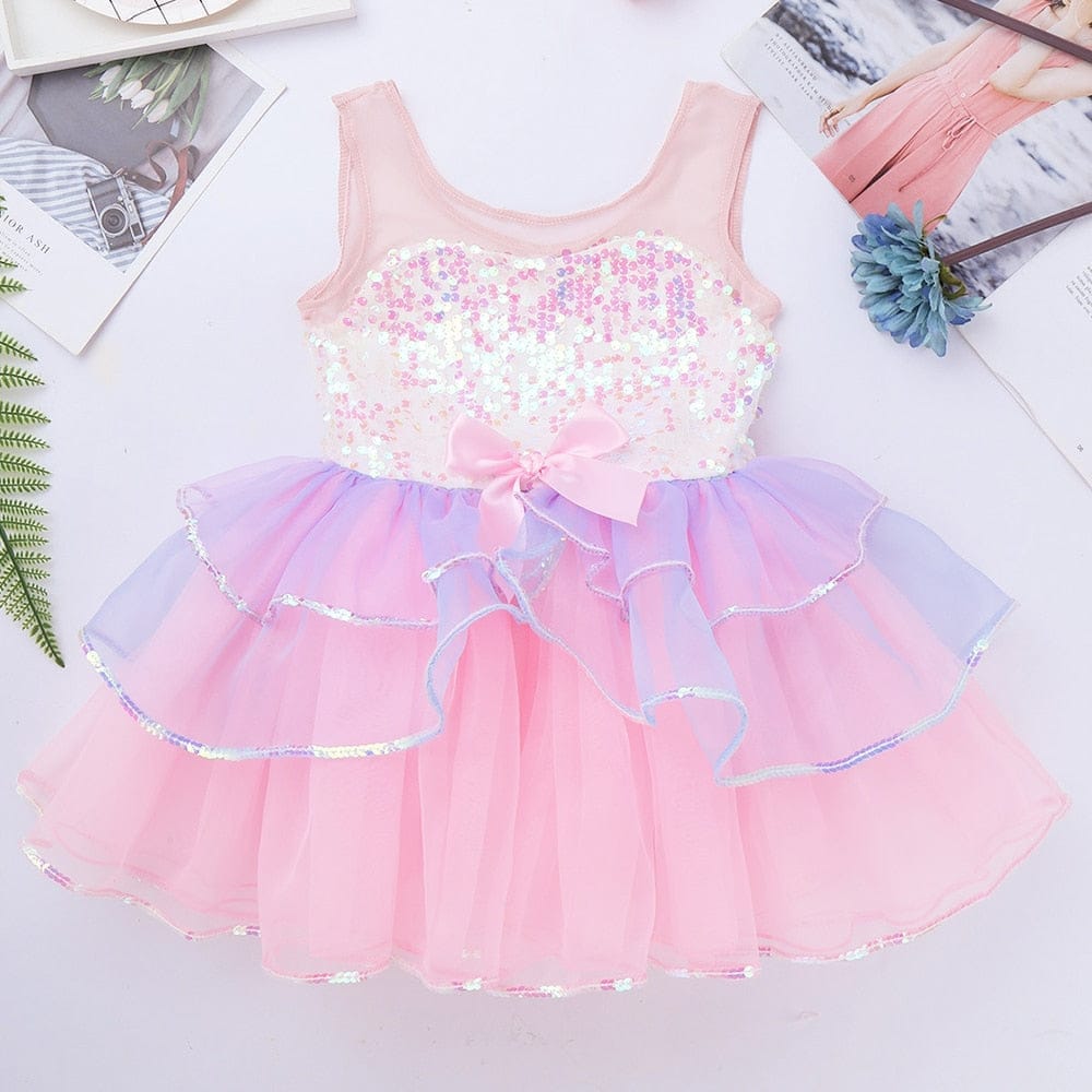 Tutu Ballet Dress for Girls ballerina tulle costume dress BENNYS 