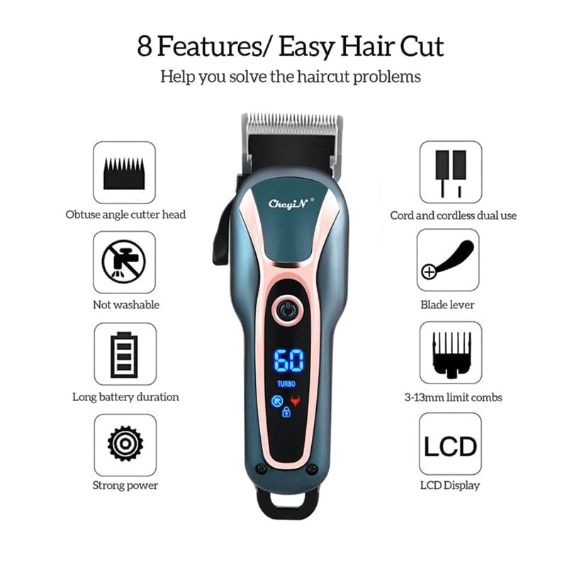 USB Hair Trimmer Barber Shaving Machine Rechargeable Hair Shaving Tool BENNYS 