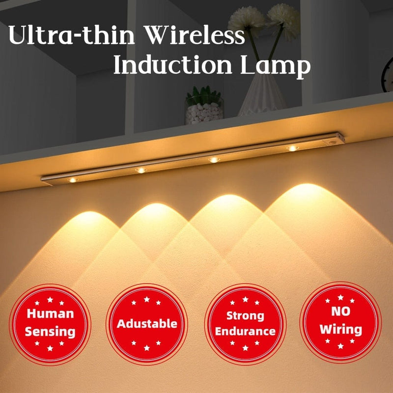 USB LED Night Light Motion Sensor Wireless Thin LED Indoor Light BENNYS 