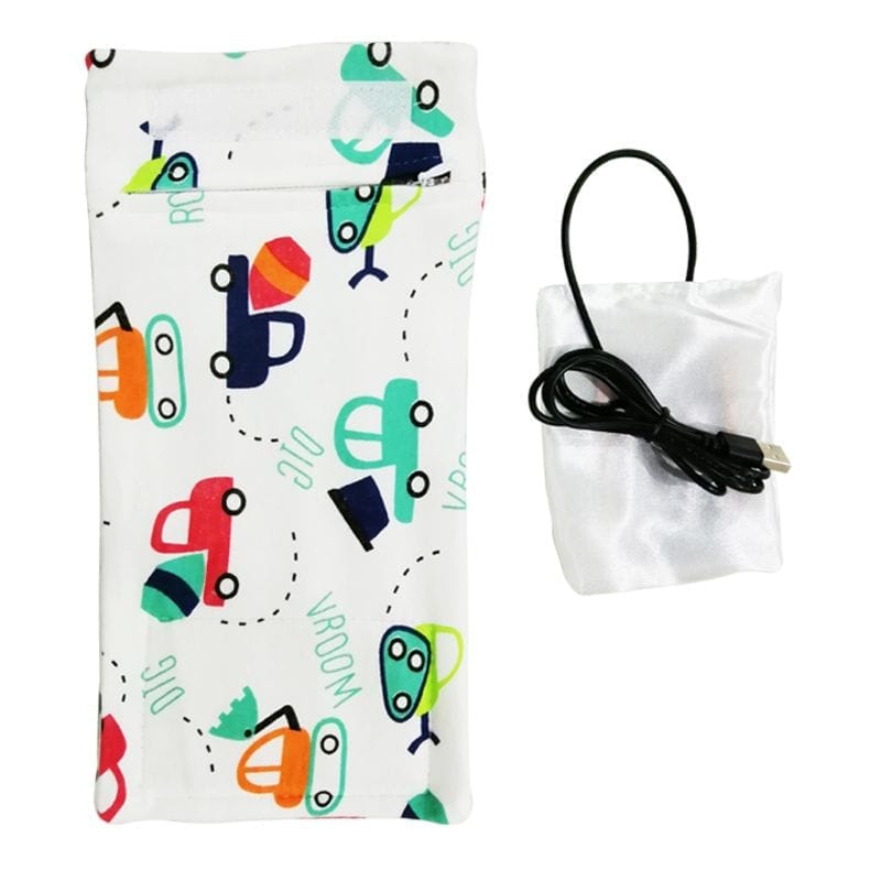 USB Milk Water Warmer Travel Stroller Insulated Bag Baby Nursing Bottle Heater BENNYS 