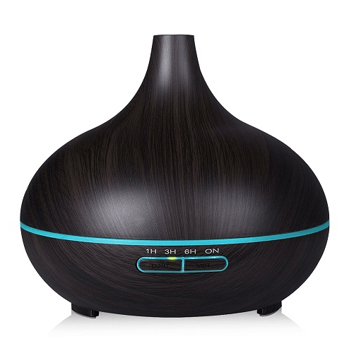 Ultrasonic Aroma Diffuser Humidifier Wood Grain BENNYS 