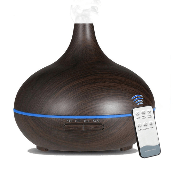 Ultrasonic Aroma Diffuser Humidifier Wood Grain BENNYS 