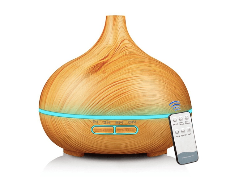Ultrasonic Aroma Diffuser Humidifier Wood Grain BENNYS 