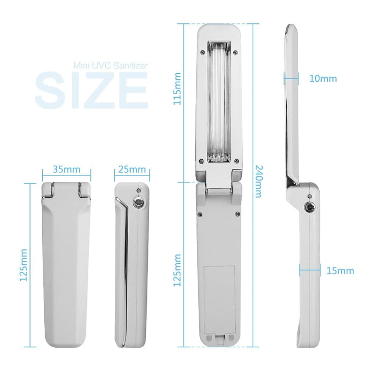 Ultraviolet UV Sterilizer Light Foldable Sterilization Lamp BENNYS 