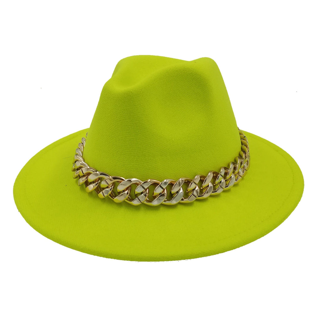 Unisex Solid Color  British Retro Panama Hat BENNYS 