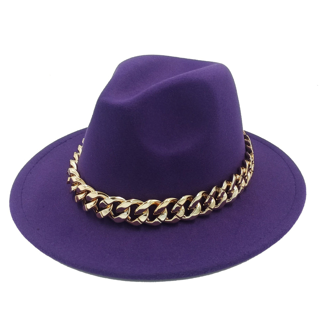 Unisex Solid Color  British Retro Panama Hat BENNYS 