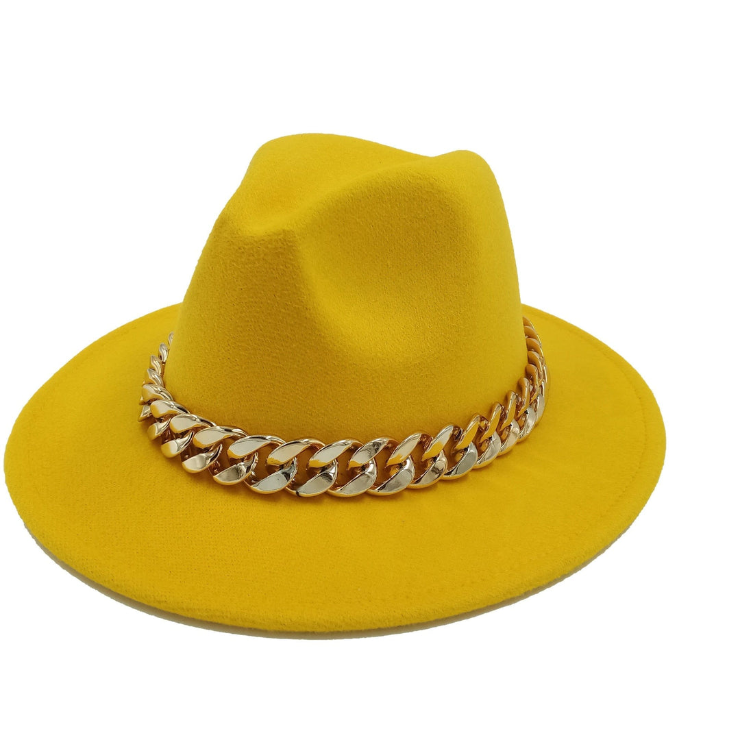 Unisex Solid Color  British Retro Panama Hat BENNYS 